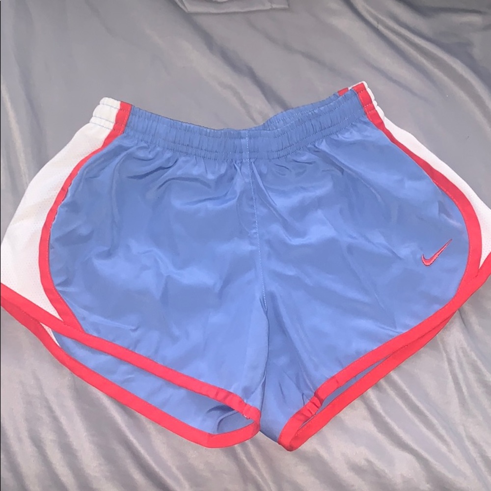 Periwinkle Nike running shorts